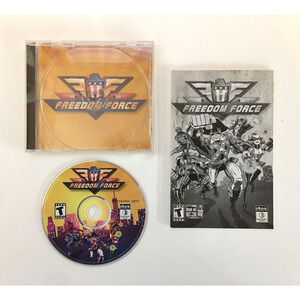 Freedom Force (Window PC/Windows, 2002) Jewel, Game Disc & Manual - US Seller